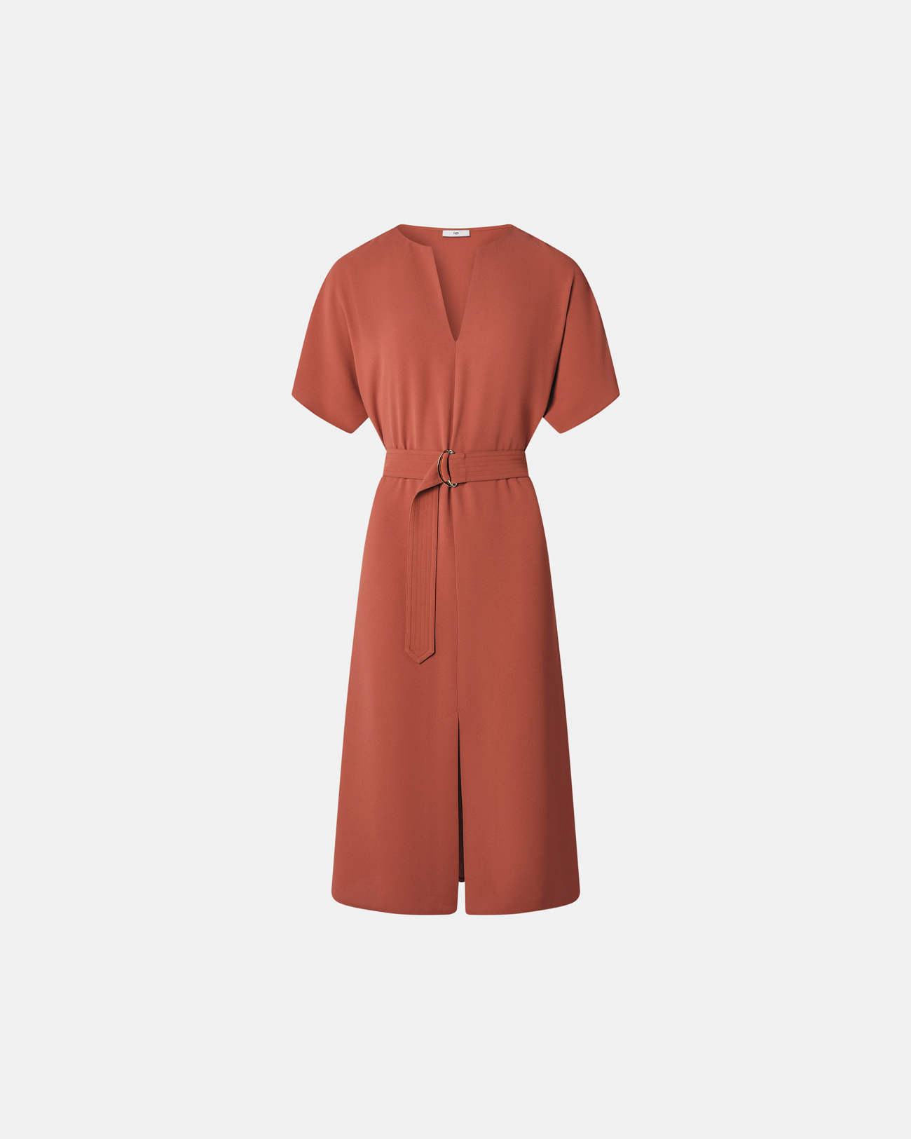 Rafaelle dress Flowing dress in ecru crepe ZAPA