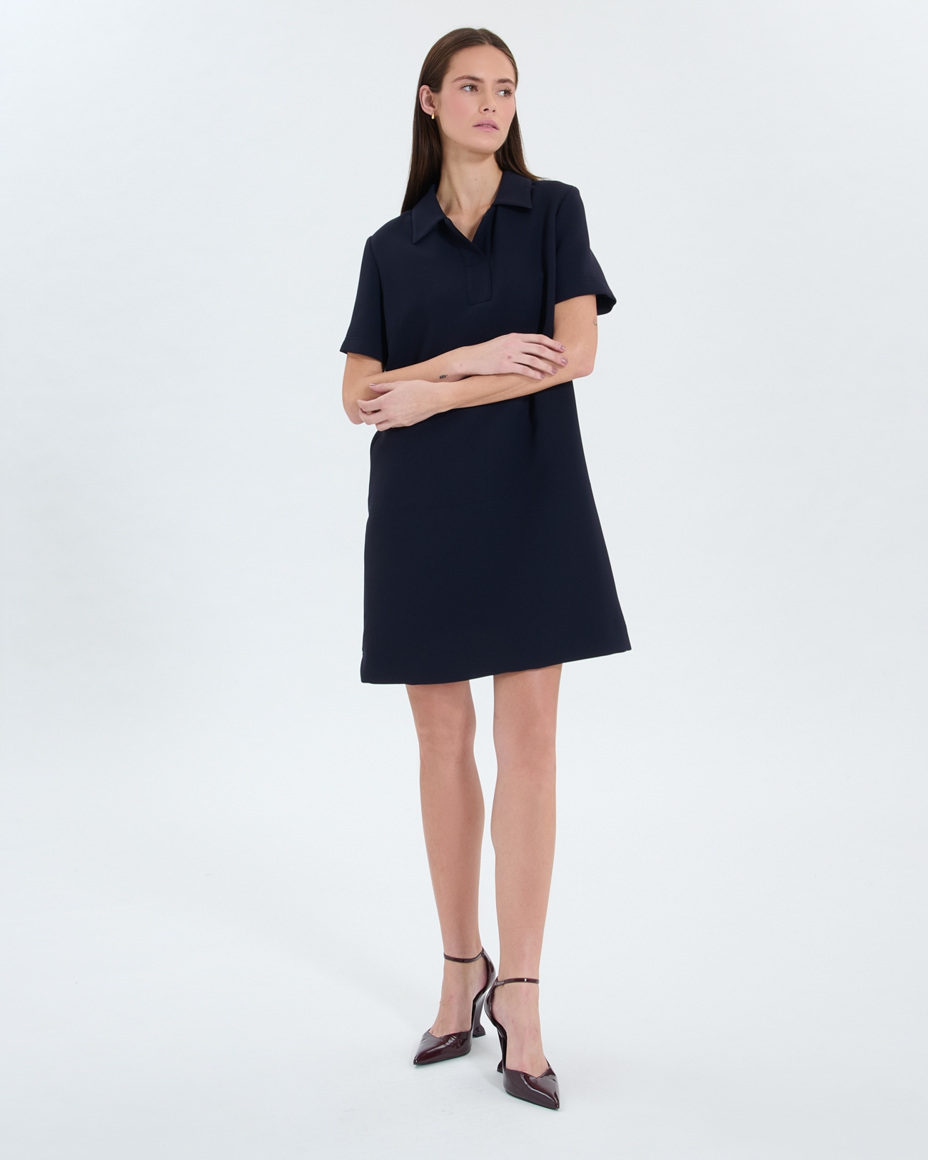 Rodeo Dress Nocturnal crepe shirt dress ZAPA