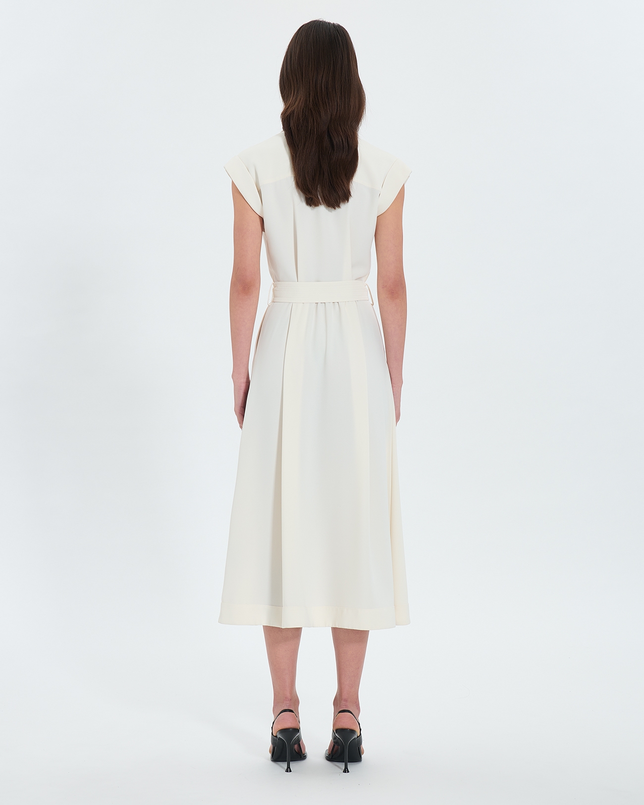Ryad dress Ecru midi safari dress ZAPA