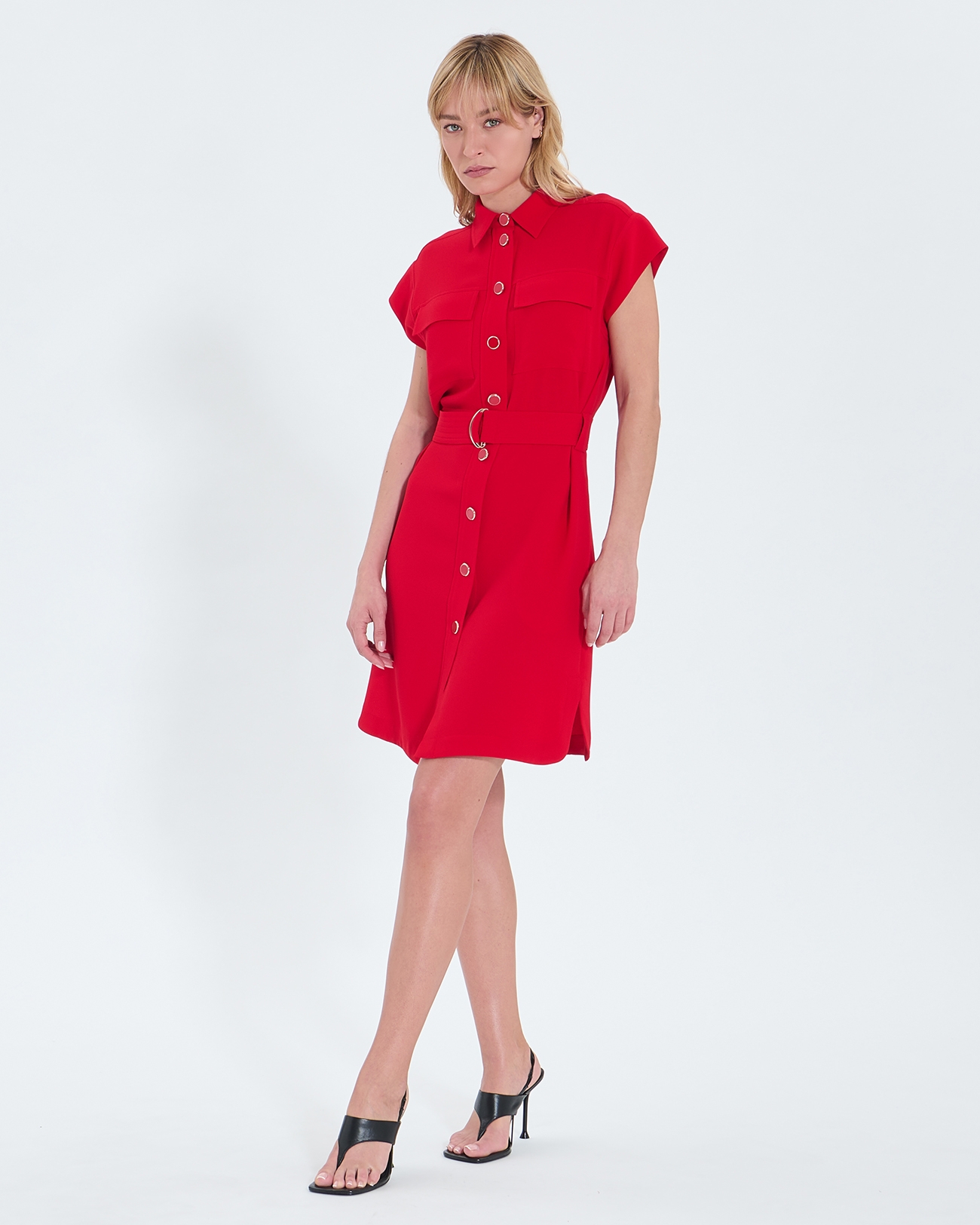 Rosen dress Red shirt dress ZAPA