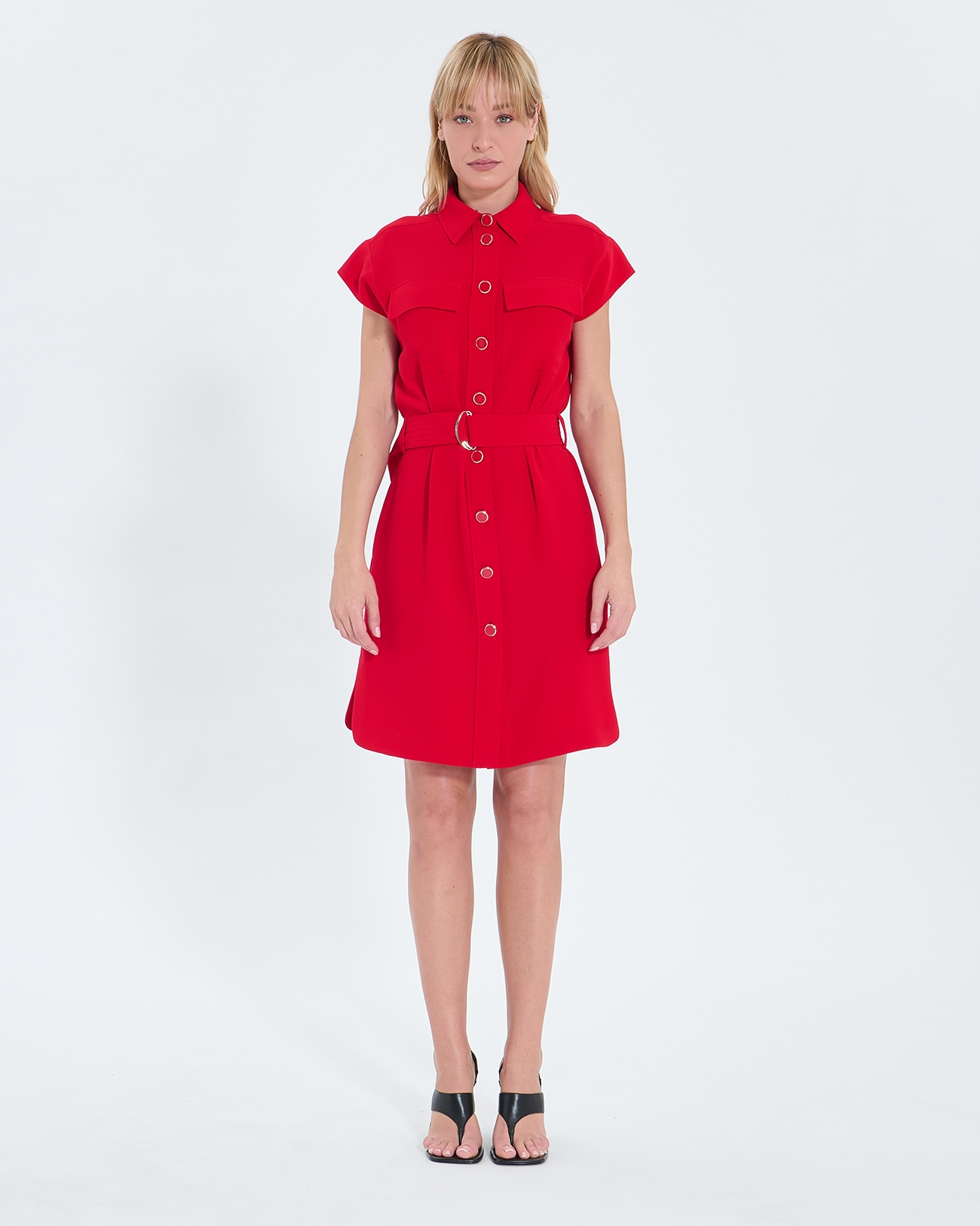 Rosen dress Red shirt dress ZAPA