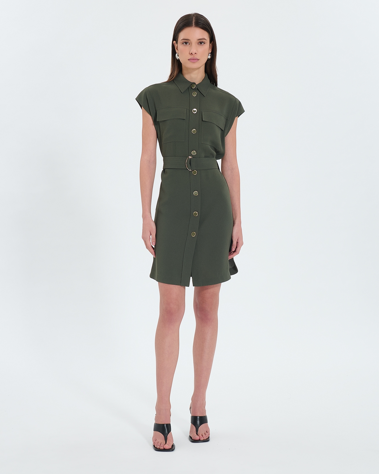 Rosen dress Army shirt dress ZAPA
