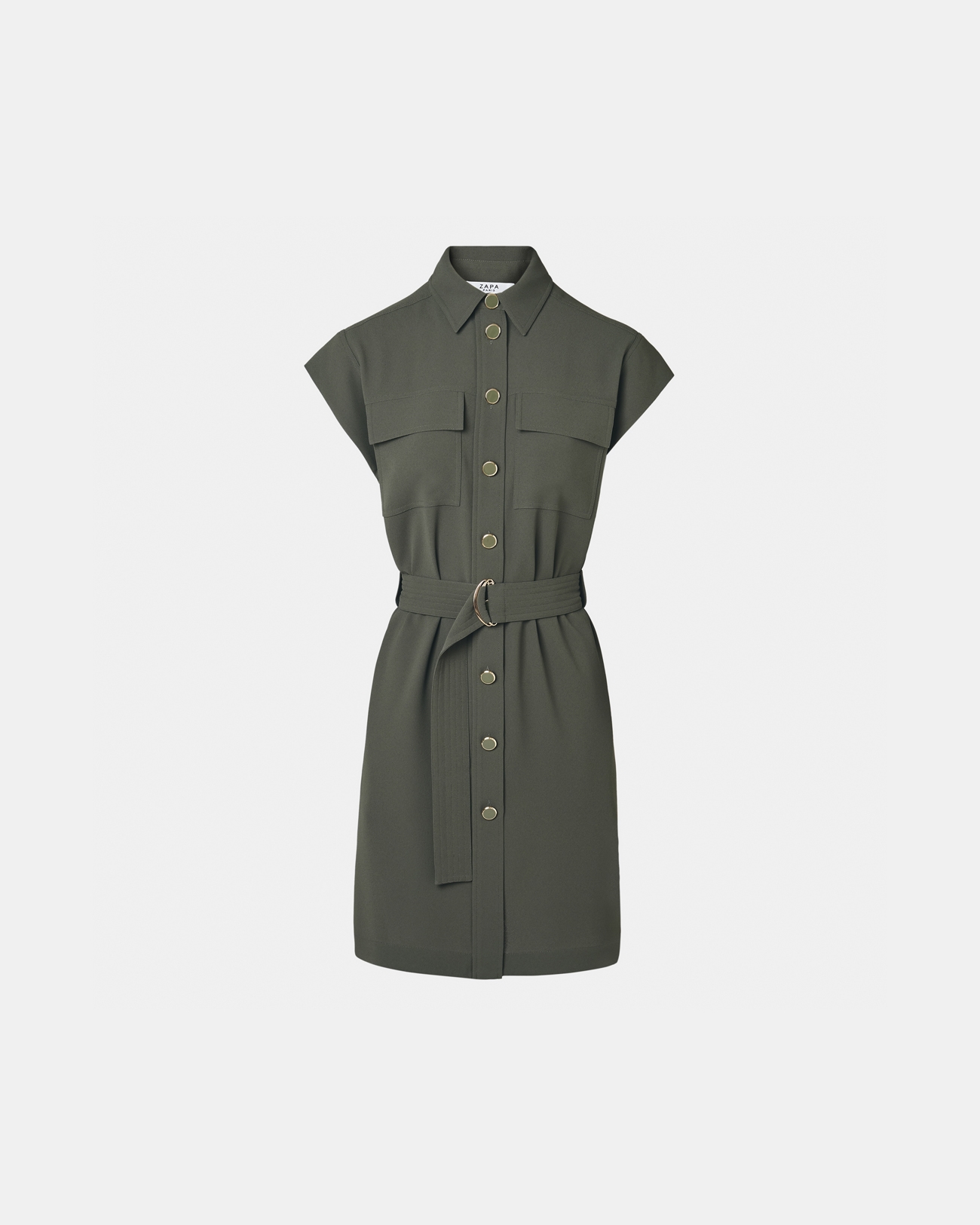 Rosen dress Army shirt dress ZAPA