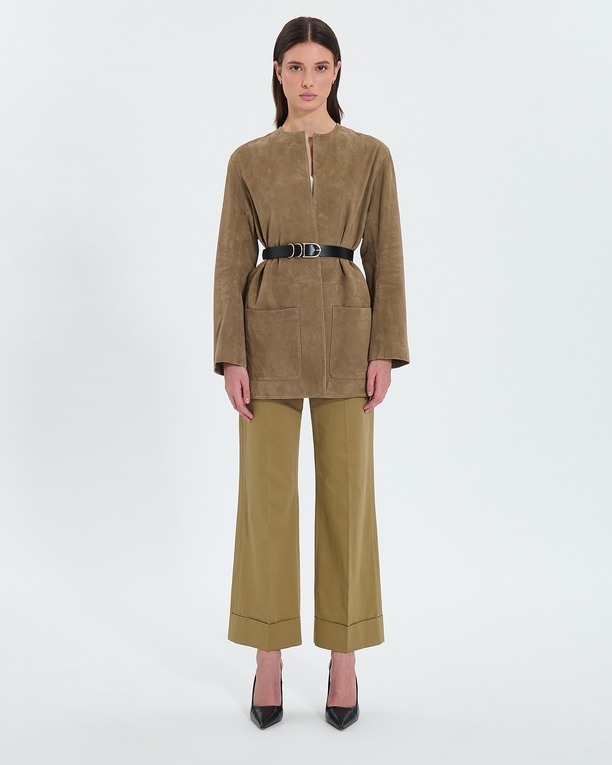 Clelia Belt Smooth black belt ZAPA