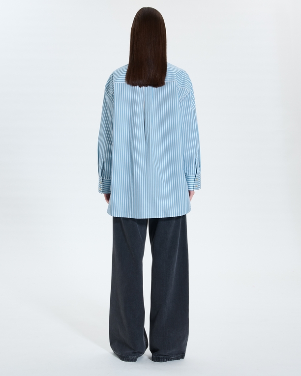 Casablanca shirt Oversized striped shirt ZAPA
