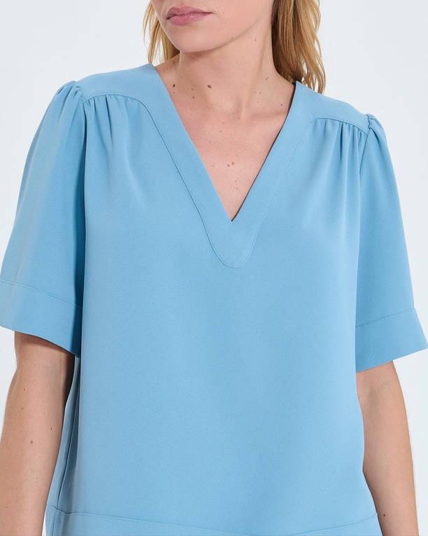 Top Tahiel Blue flowing top ZAPA