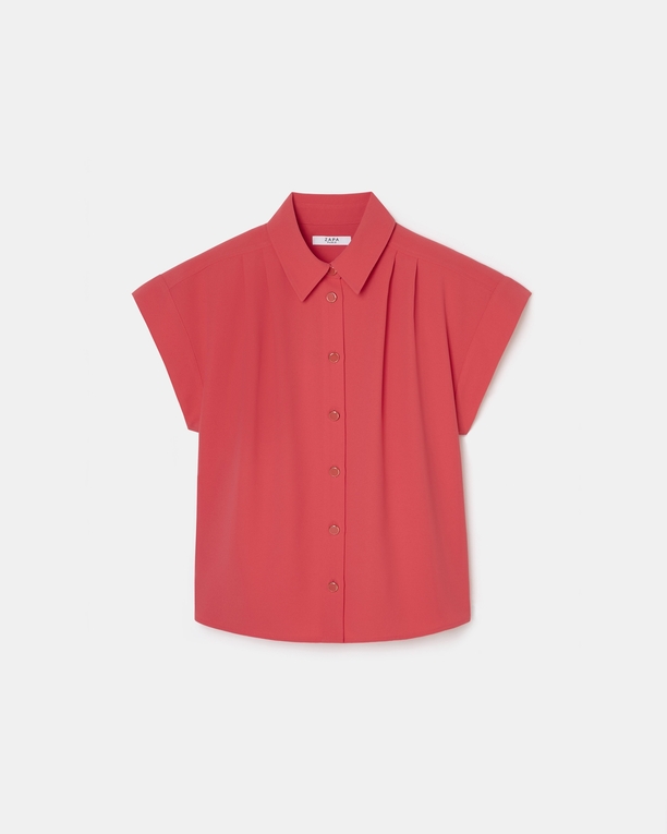 Top Tarina Coral short-sleeved shirt ZAPA