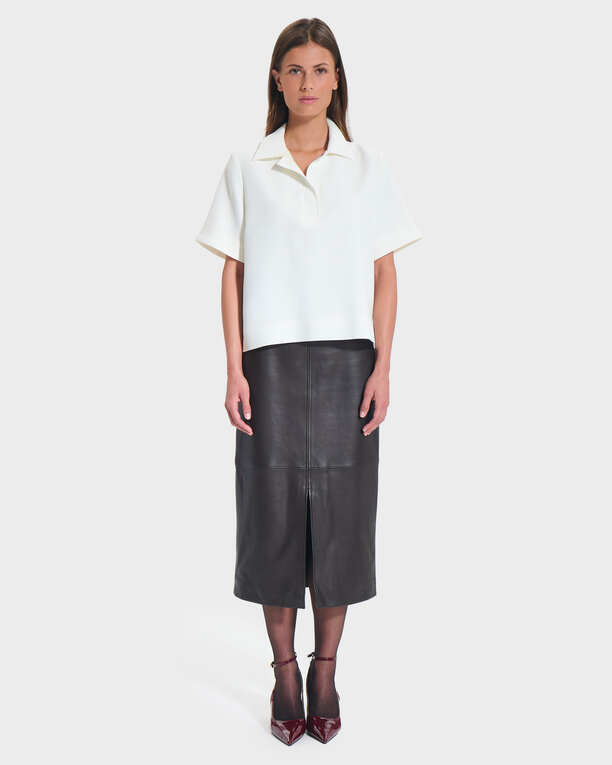 Top Tendresse Ecru flowing shirt top ZAPA