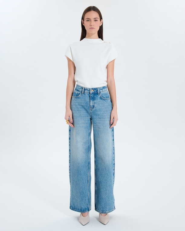 Pamover Jeans Wide leg baby blue jeans ZAPA