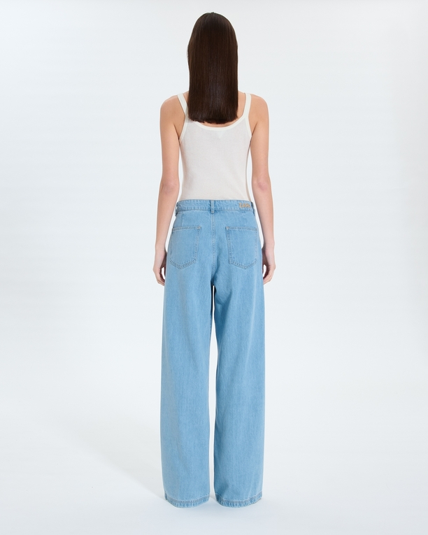 Prince Jeans Light blue palazzo jeans ZAPA