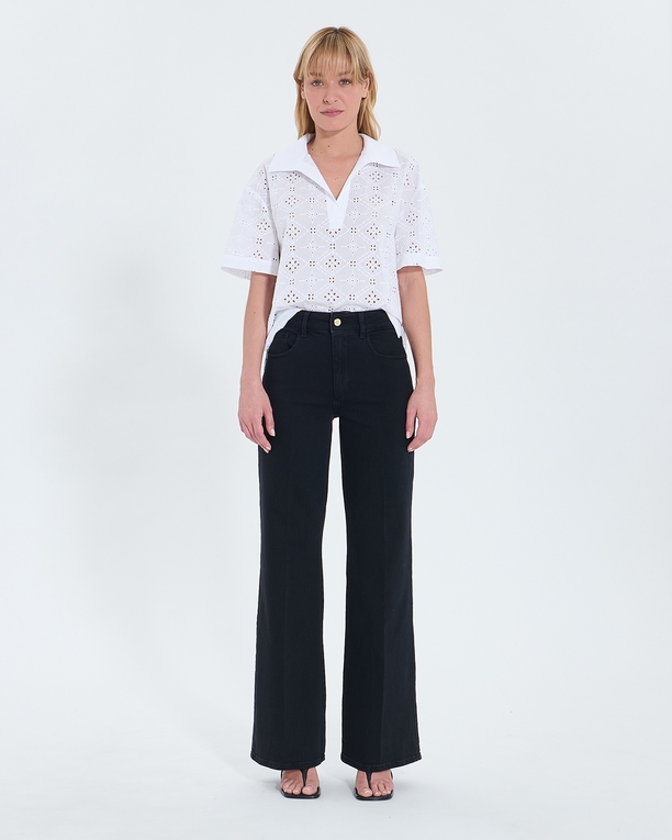 Jessie Jeans Black stone palazzo jeans ZAPA
