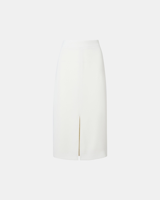 Jali skirt Ecru pencil skirt ZAPA
