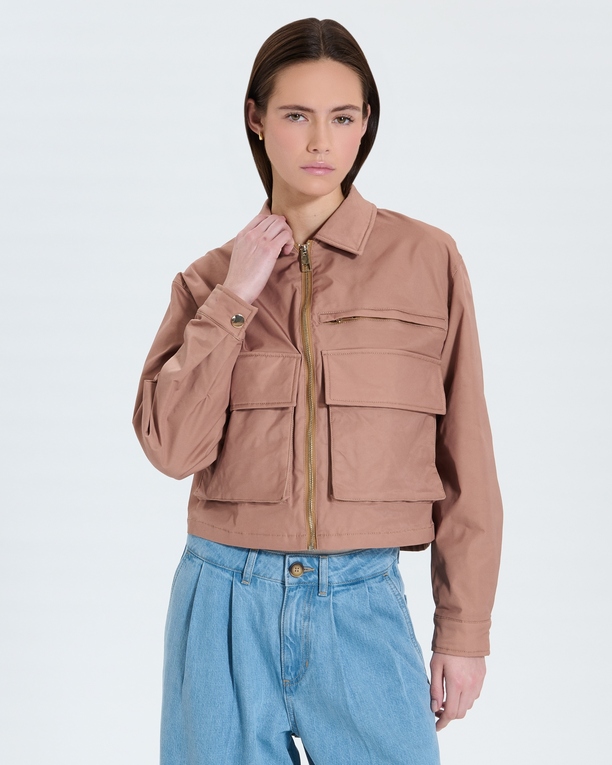Meloe coat Short camel coat ZAPA