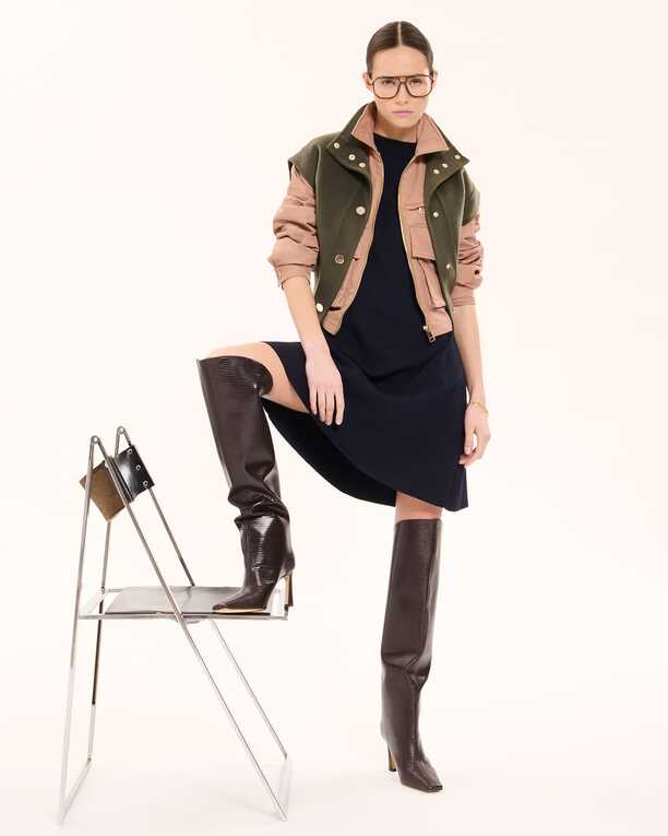 Meloe coat Short camel coat ZAPA