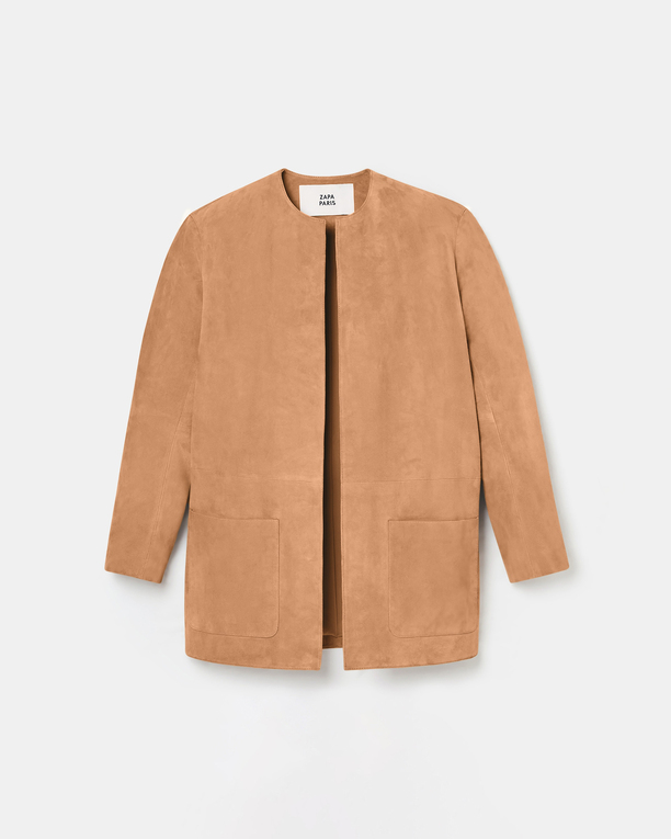 Manoa Coat Mid-length beige coat ZAPA