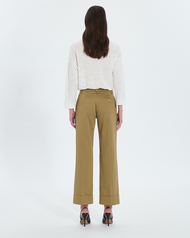 Parly pants Flowy khaki pants ZAPA