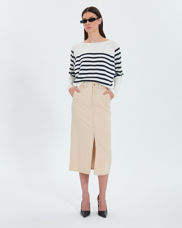 Penseeboat sweater Loose sailor sweater ZAPA