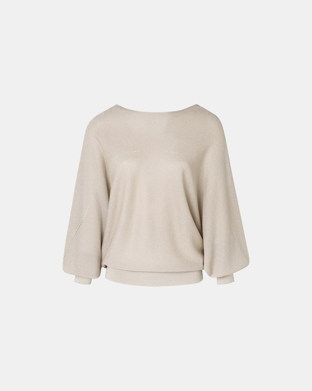 Namanda sweater Champagne boat neck sweater ZAPA