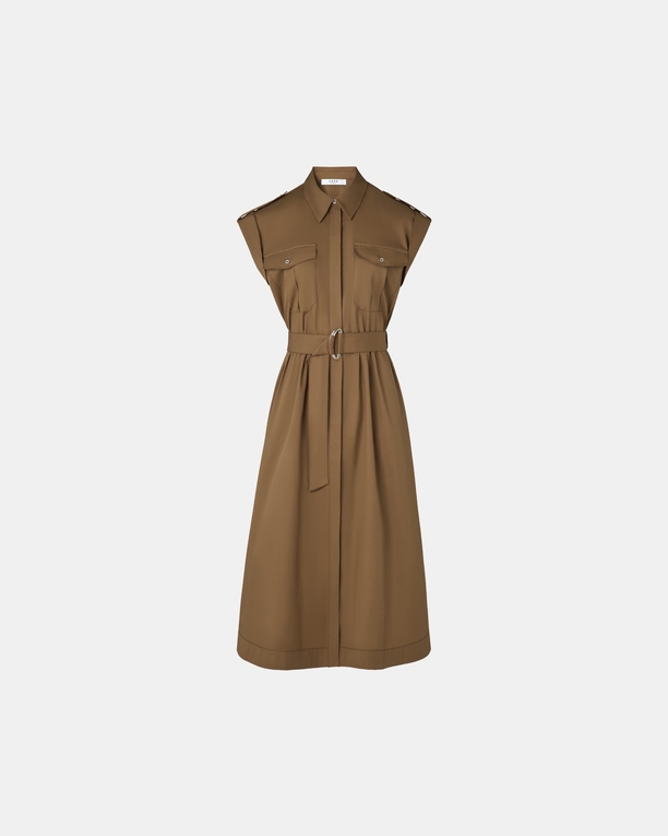 Riyad dress Tobacco shirt dress ZAPA