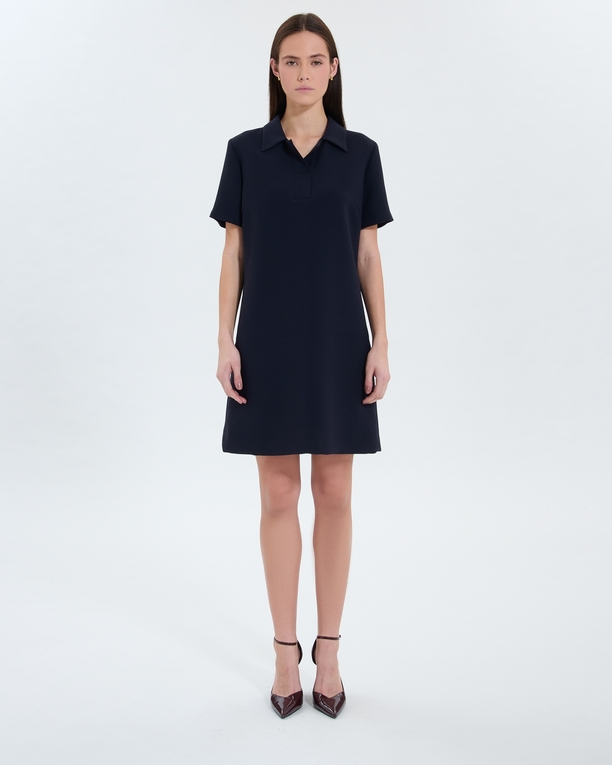 Rodeo Dress Nocturnal crepe shirt dress ZAPA