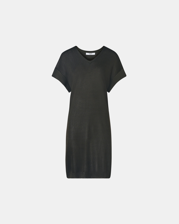 Rady Knit Dress Khaki fine knit dress ZAPA