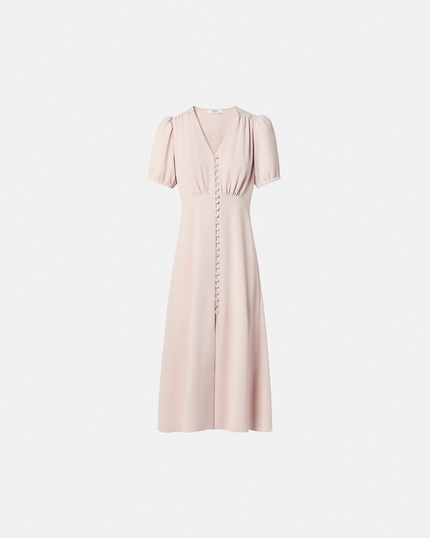 Romarine Dress Nude crepe midi dress ZAPA