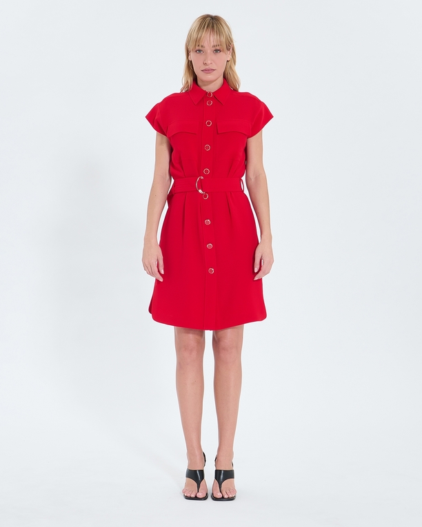 Rosen dress Red shirt dress ZAPA