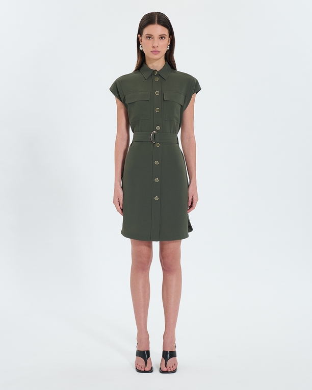 Rosen dress Army shirt dress ZAPA
