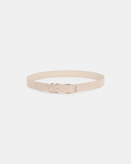 Clelia belt smooth beige belt zapa