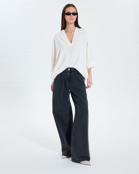 Top cambridge flowing ecru shirt zapa