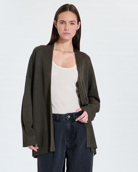 Gypsine vest long khaki vest zapa