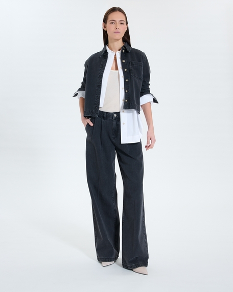 Prince jeans black palazzo jeans zapa