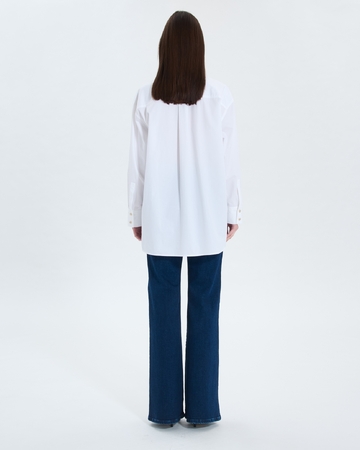 Casablanca shirt White oversized shirt ZAPA