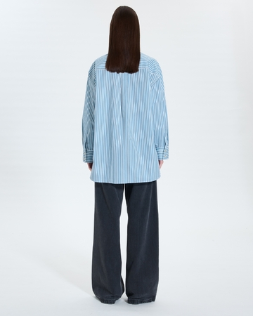 Casablanca shirt Oversized striped shirt ZAPA