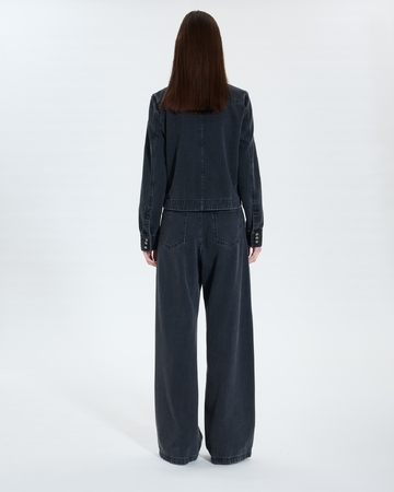 Coline shirt Black denim shirt ZAPA