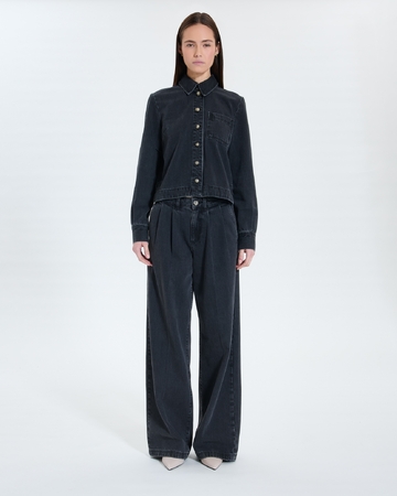 Coline shirt Black denim shirt ZAPA