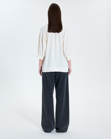 Top Cambridge Flowing ecru shirt ZAPA