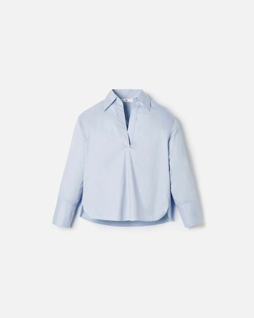 Caprice shirt Sky blue poplin shirt ZAPA