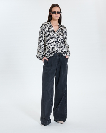 Tiberina shirt Flowy floral print blouse ZAPA