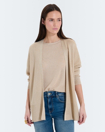 Gypsine Vest Long champagne vest ZAPA