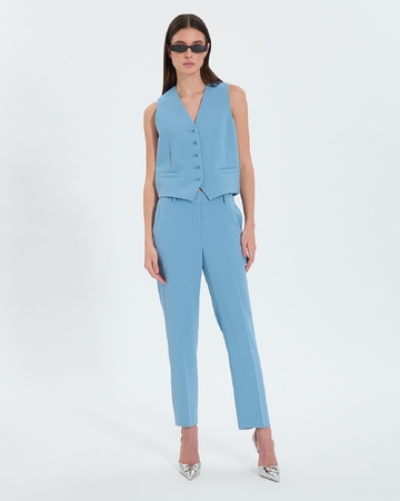 Gianno vest Blue sleeveless vest ZAPA