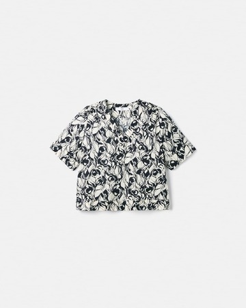 Tahiel shirt Flowy floral print top ZAPA
