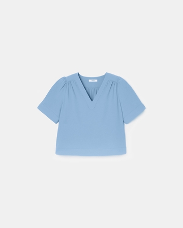 Top Tahiel Blue flowing top ZAPA