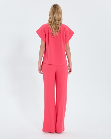 Top Tarina Coral short-sleeved shirt ZAPA