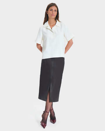 Top Tendresse Ecru flowing shirt top ZAPA