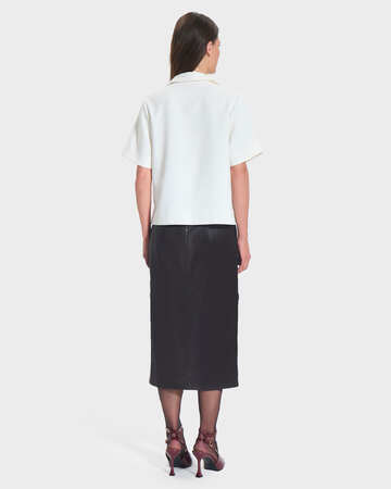 Top Tendresse Ecru flowing shirt top ZAPA