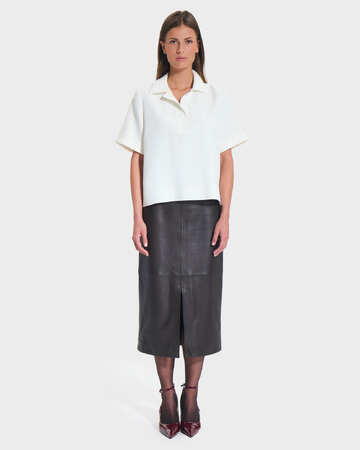 Top Tendresse Ecru flowing shirt top ZAPA