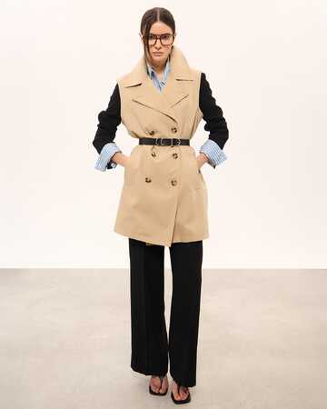Tadao coat Beige modular trench coat ZAPA