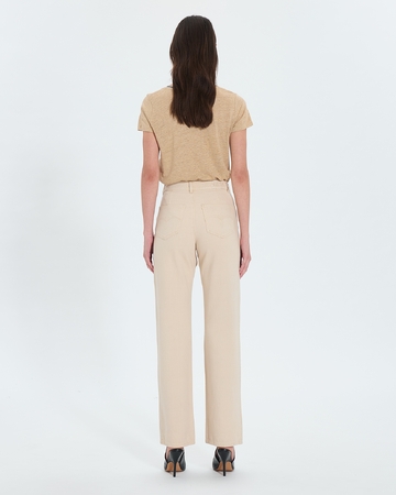 Jean PamCrop Beige cropped jeans ZAPA