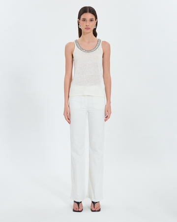 Pocket Jeans Ecru flared jeans ZAPA